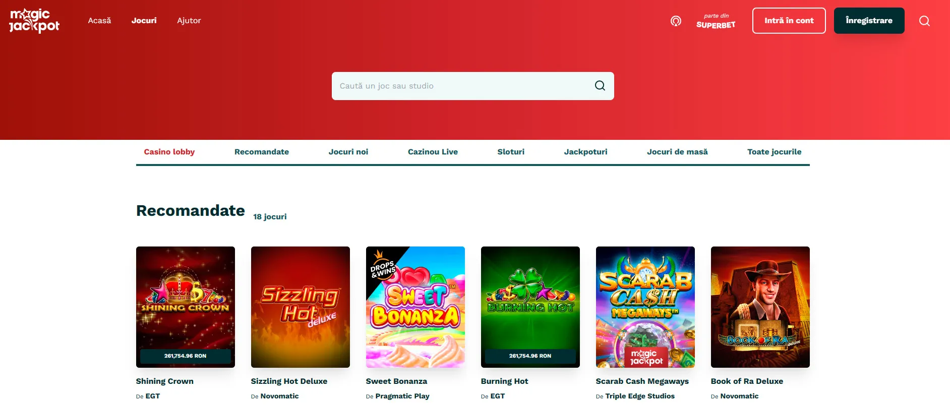 lista cazinouri online romania Magic Jackpot